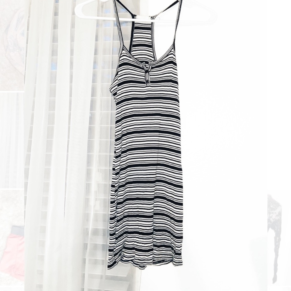 Striped mini dress